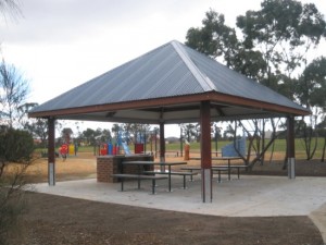 7 x 7m Pavillion Shelter – Melton