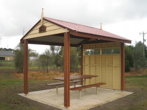 Gable Roof Shelter – Bellarine Rail Trail