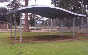 10 x 7m Wave Shelter – Moorabool