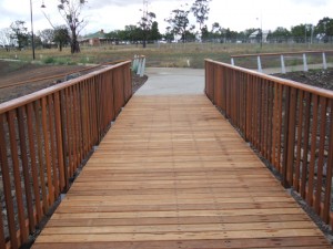 Timber Footbridge Horizons Estate