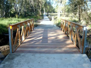 Timber Truss Footbridge